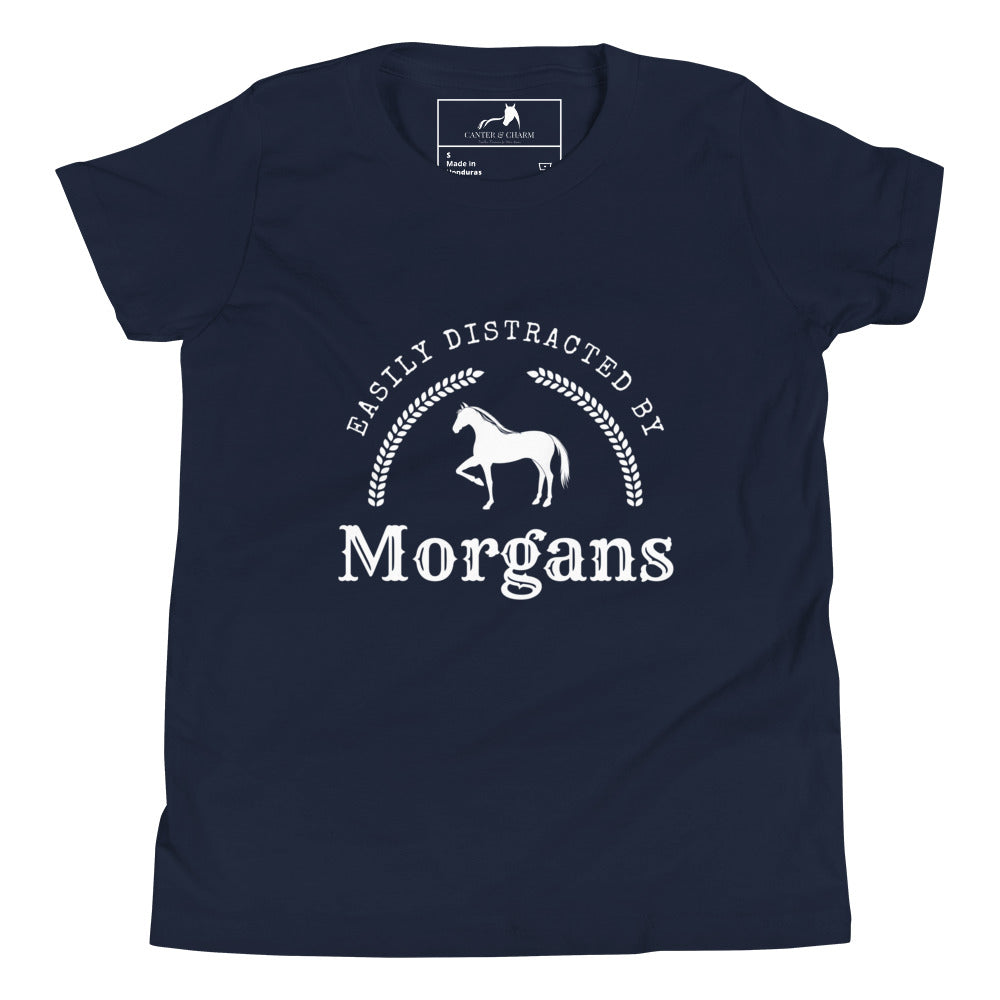 Morgan Horse Youth Tee - Equestrian Apparel - Horse Breed Enthusiast - Morgan Lover Gift - Equine Fashion - Kids Riding T-Shirt